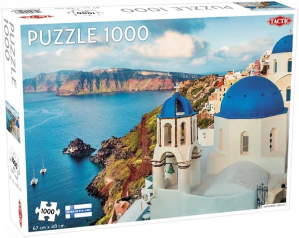 Taktisk puslespil 1000 brikker, Santorini, Grækenland