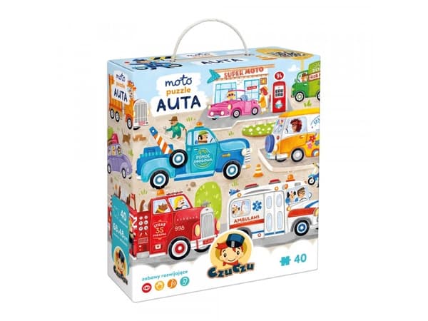 Czuczu Puzzle 40 elementtiä?w Moto puzzle Auta-palapeli