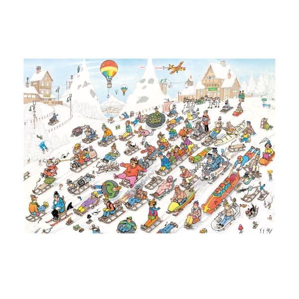 Jan Van Haasteren It´s All Going Downhill Pussel 2000 bitar, Jumbo
