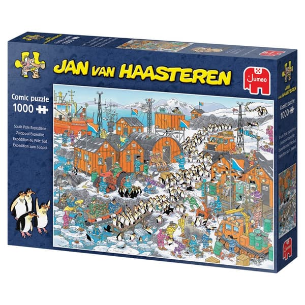Jan Van Haasteren South Pole Expedition Pussel 1000 bitar, Jumbo