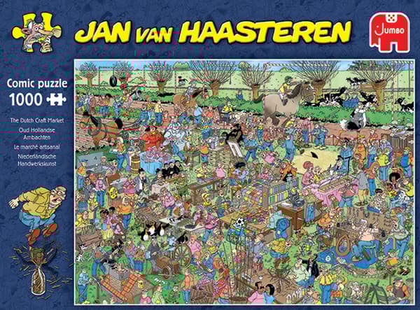 Jan Van Haasteren The Dutch Craft Market Pussel 1000 bitar, Jumbo