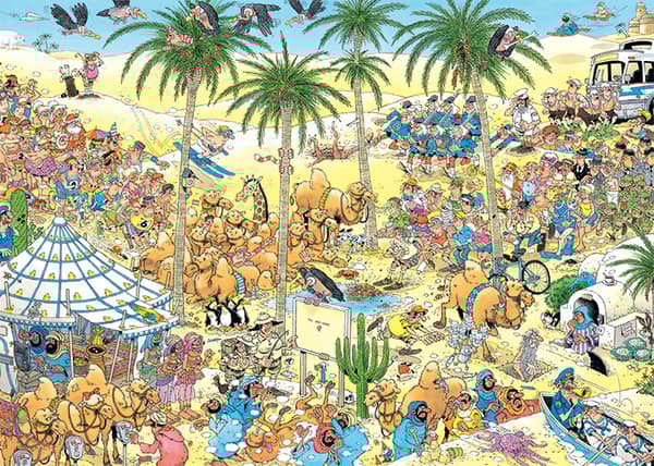 Jan Van Haasteren The Oasis Pussel 1000 bitar, Jumbo