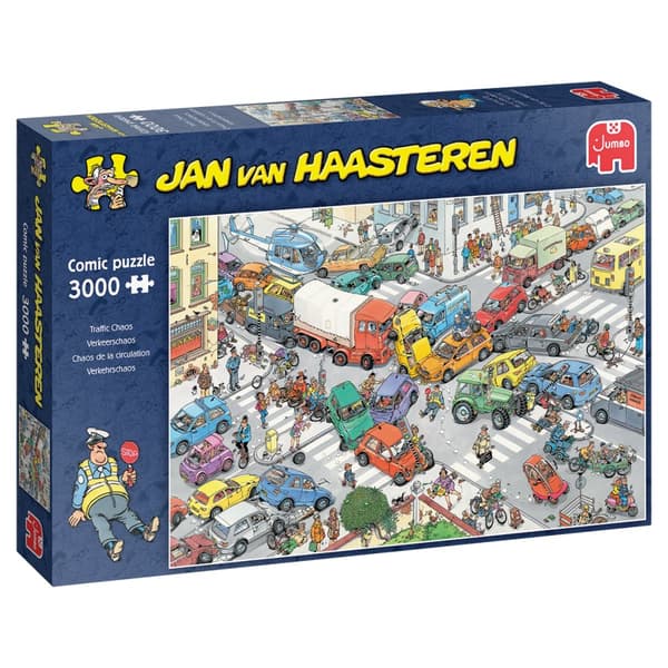 Jan Van Haasteren Traffic Chaos Pussel 3000 bitar, Jumbo