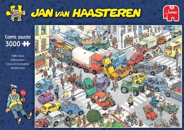 Jan Van Haasteren Traffic Chaos Pussel 3000 bitar, Jumbo