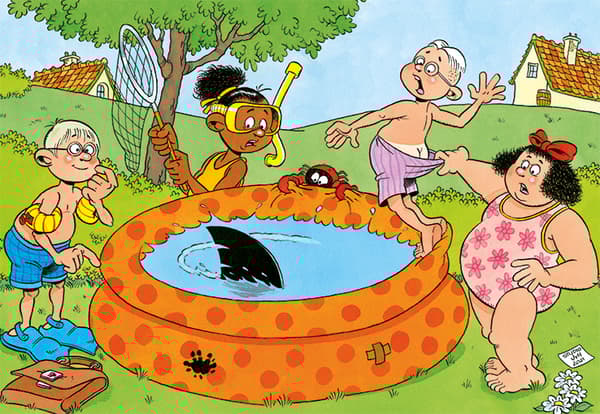 Jan Van Haasteren Junior Pool Pranks Pussel 150 bitar, Jumbo
