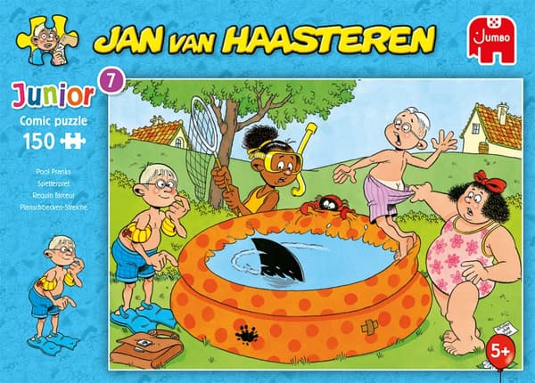 Jan Van Haasteren Junior Pool Pranks Puslespill 150 brikker, Jumbo