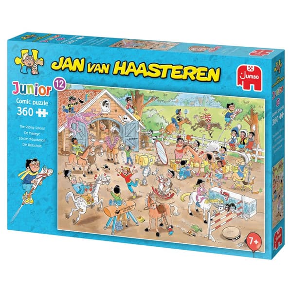 Jan Van Haasteren Junior The Riding School Pussel 360 bitar, Jumbo