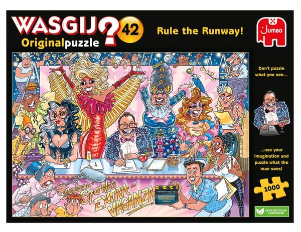 Wasgij Original 42 Rule The Runway Puslespill 1000 brikker, Jumbo