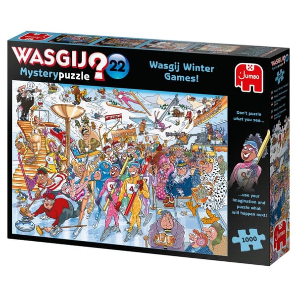 Wasgij Mystery 22 Wasgij Winter Games! Puslespill 1000 brikker, Jumbo