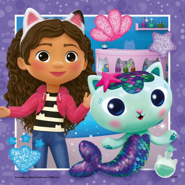Gabby's Dollhouse Pussel 3x49 bitar Ravensburger