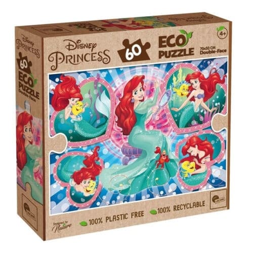 Disney Eco-puslespil 60 brikker, prinsesse
