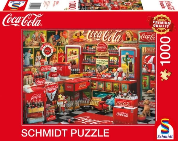 Schmidt Spiele Coca Cola - Nostalgia Shop, pussel (1000 bitar)