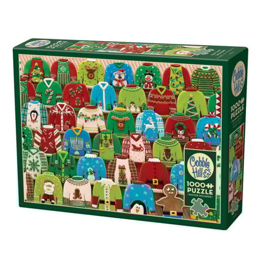 Cobble Hill Pussel - Ugly Xmas Sweaters 1000 Bitar