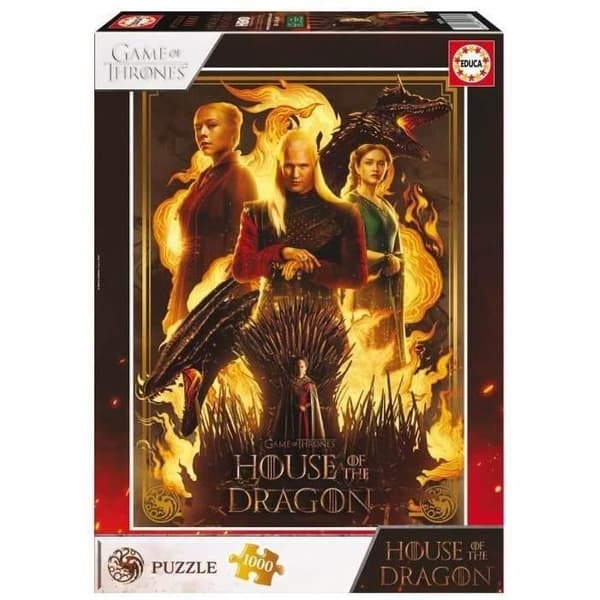 Pussel - Educa - House of the Dragon - 1000 stycken