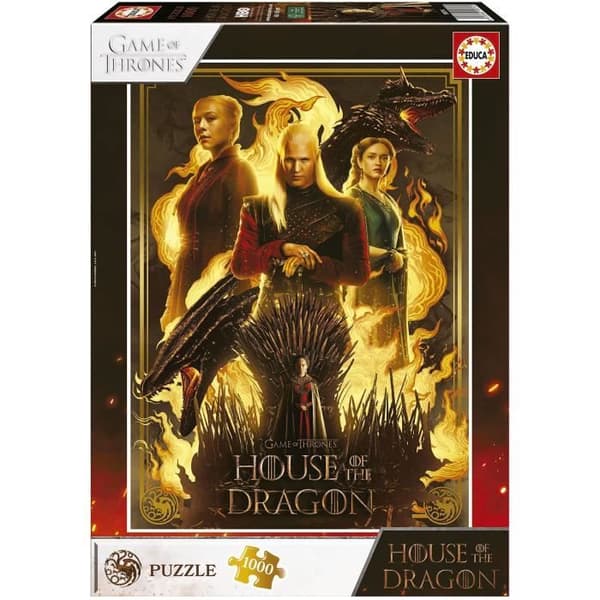 Pussel - Educa - House of the Dragon - 1000 stycken