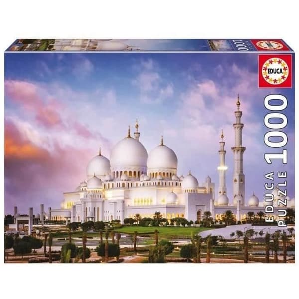Pussel - Educa - Grande Mosquee Cheikh Zayed - 1000 stycken
