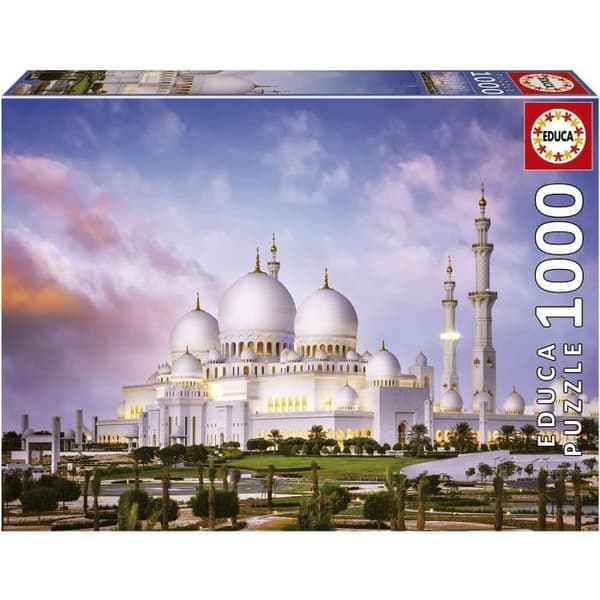 Pussel - Educa - Grande Mosquee Cheikh Zayed - 1000 stycken