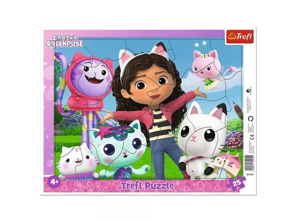 Trefl Puzzle 25 pieces frame Meet Gabi. Gabi's Cat House