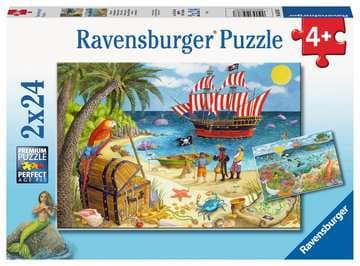 Ravensburger Pirates and Mermaids, 24 stykker, Tegneserier, 4 år