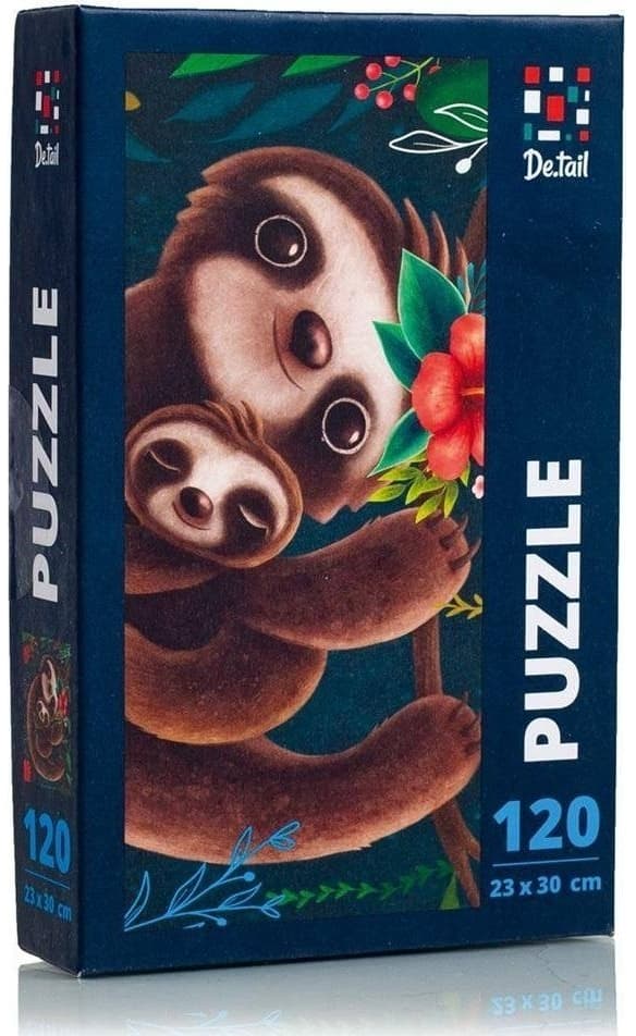 Puslespill Roter Kafer Puslespill 120 stykker Sweet Sloth DT100-06