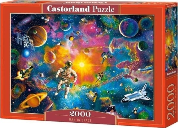 Castorland C-200849-2, 2000 styck, Rymden, 9 År
