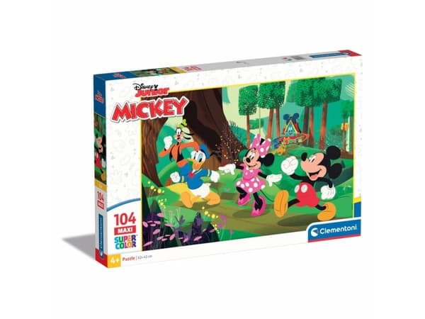 Clementoni CLE puslespill 104 maxi SuperKolor Mickey_Frien..23772
