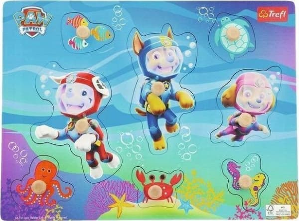 Trefl trepuslespill for barn PREMIUM Paw Patrol pote 16316