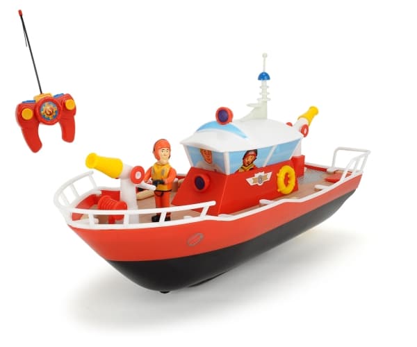 Fireman Sam Titan 3 Fjärrstyrd båt med ljus och vattenpump inkl. figur - Tysk version