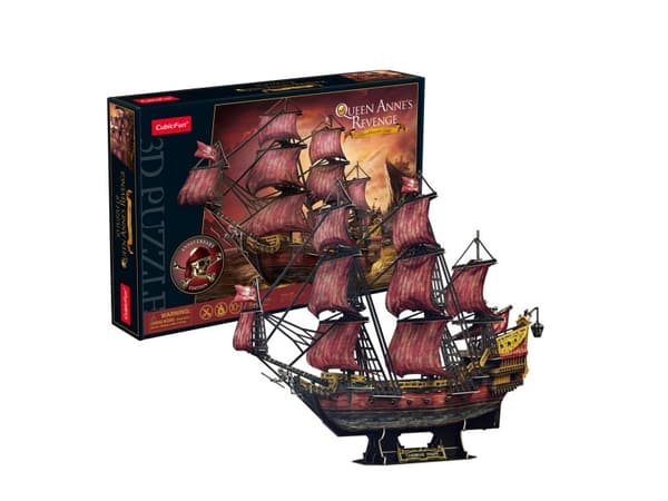 Cubic Fun CUBIC FUN 3D Jubileumsutgåva av Queen Anne's Revenge-pussel - T4040H
