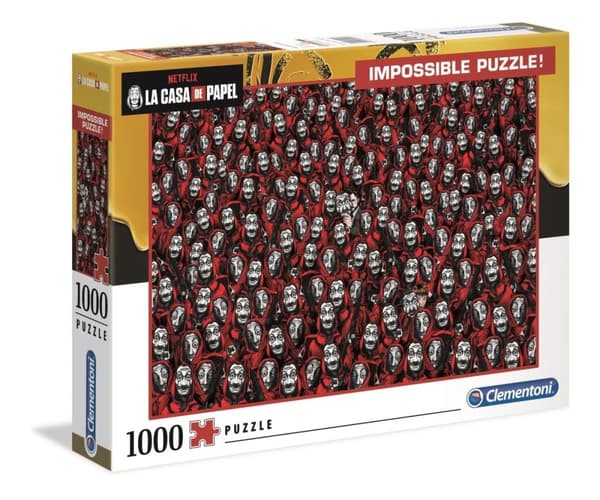 Clementoni Impossible puslespil 1000 stk - La Casa De Papel