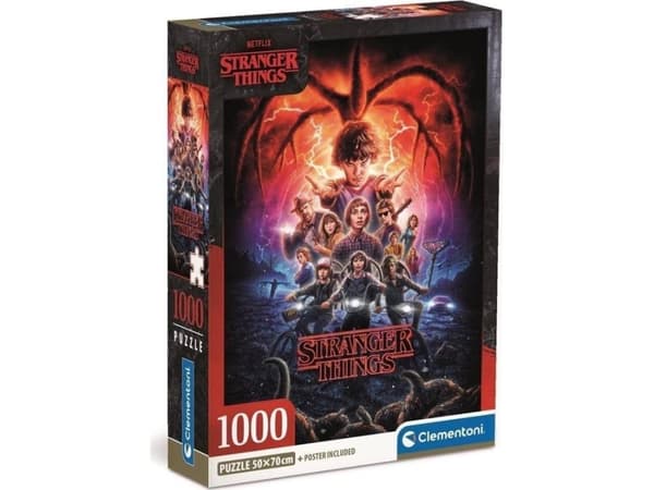 Clementoni CLE puslespill 1000 Kompakt Netflix StrangerThin.39713