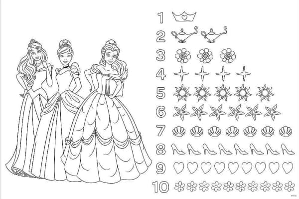 Dubbelsidigt pussel 24 el SUPER MAXI 3in1 Happy Princesses Princess 41008 Trefl