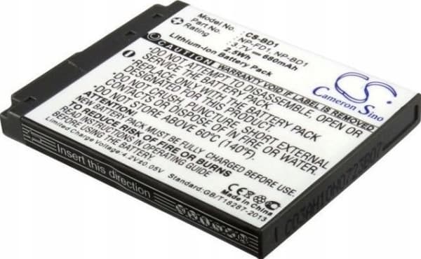 Rechargeable Battery Cameron Sino Rechargeable Battery Type Np-bd1/Np-fd1 For Sony/Cs-bd1