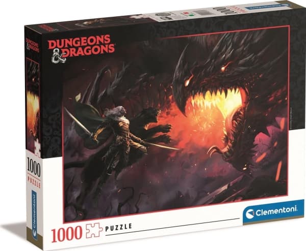 Clementoni Dungeons &amp; Dragons, 1000 styck, Dinosaurie, 18 År
