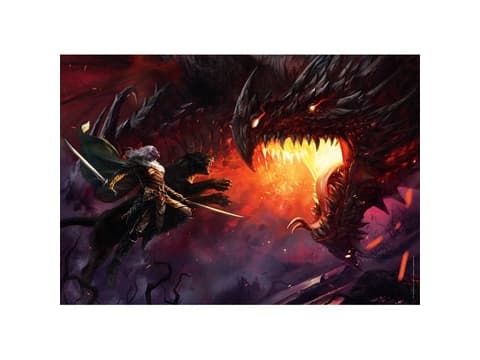 Clementoni Dungeons &amp; Dragons, 1000 styck, Dinosaurie, 18 År