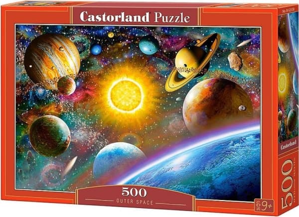Castorland Outer Space 500 pcs, 500 kpl, Avaruus, 9 vuosi/vuosia
