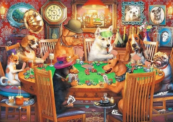 Trefl Pussel Hidden Shapes Game Night 1086 bitar