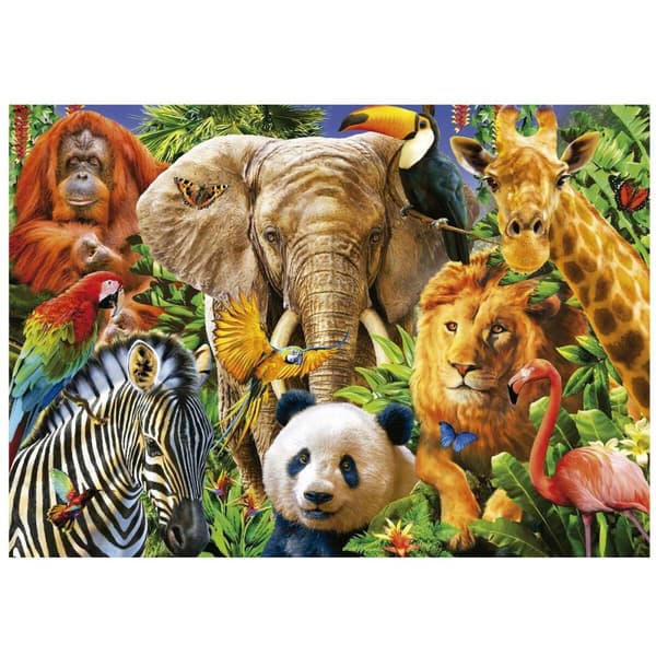 Educa Wild Animal Collage Puzzle 500 pieces