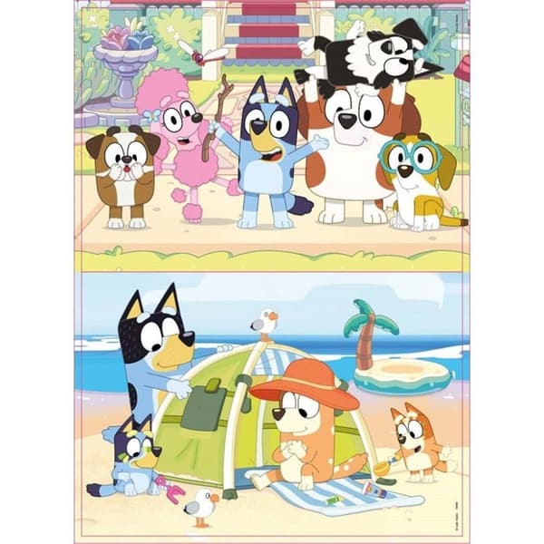 Educa Bluey Wooden puzzle 2x50 pieces