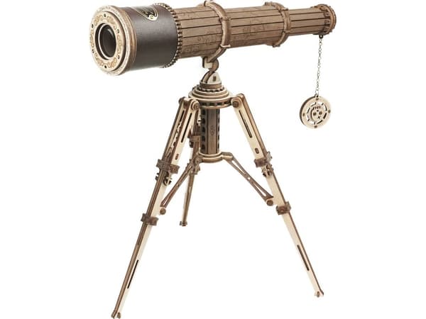 3D-pussel i trä Teleskop