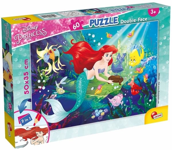 Lisciani Puzzle Df Plus 60 Little Mermaid, 4 År