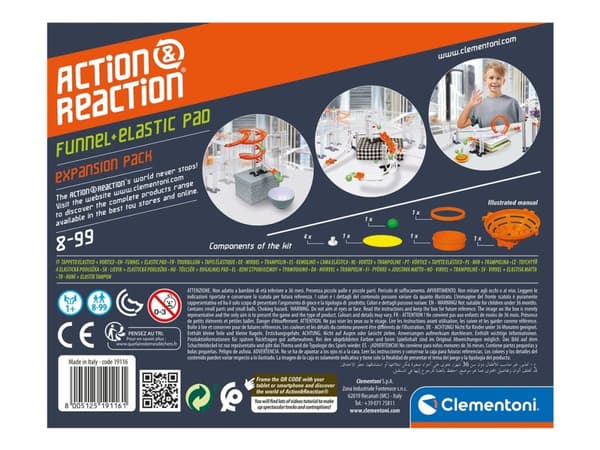 Clementoni Action & Reaction - Funnel + Elastic Pad Expansion Pack