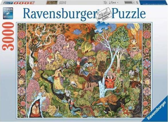 Ravensburger Garden of Sun Signs, 3000 stykker, Tegneserier, 12 år