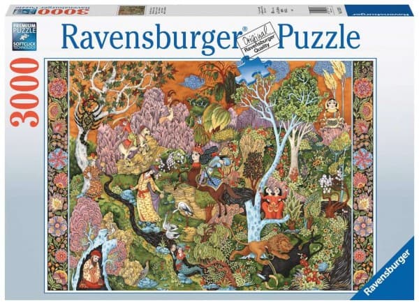 Ravensburger Garden of Sun Signs, 3000 stykker, Tegneserier, 12 år