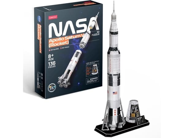 Cubic Fun CUBIC FUN PUZZLE 3D NASA APOLLO SATURN V ROCKET
