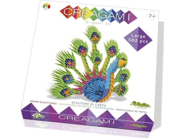 Creagami Origami 3D Peacock 502 deler (3178738)