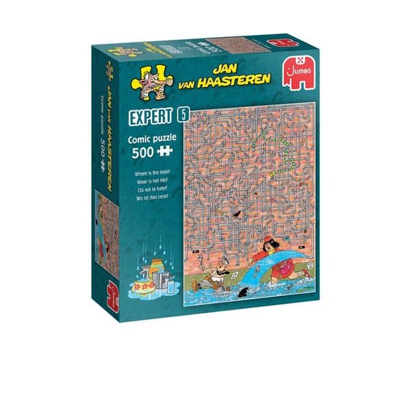 Jan Van Haasteren Expert Where Is The Leak Pussel 500 bitar, Jumbo