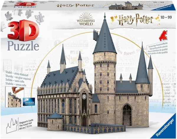 Ravensburger Hogwarts Castle Harry Potter, 540 kpl, Rakennukset, 10 vuosi/vuosia
