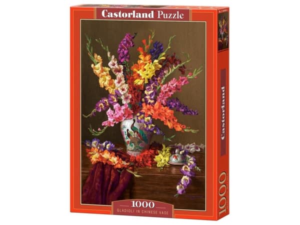 Castorland Puzzle 1000 element?w Mieczyki w chi?skiej wazie