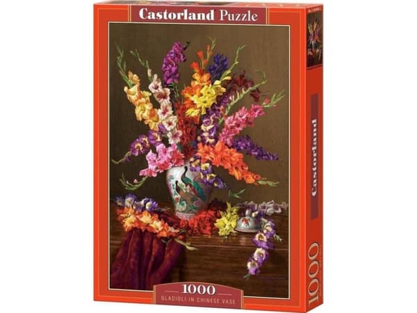Castorland Puzzle 1000 element?w Mieczyki w chi?skiej wazie